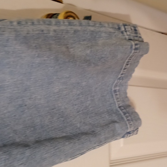 American Eagle Outfitters  Sz 6 (Fits 8 Too),Blue Wide Leg Jeans, 6 Pockets - Picture 5 of 10